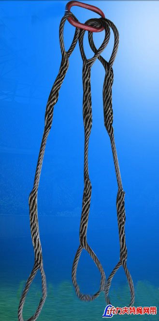 钢丝绳三腿成套吊具-三腿钢丝绳成套索具-三肢钢丝绳成套索具-钢丝绳三腿成套索具