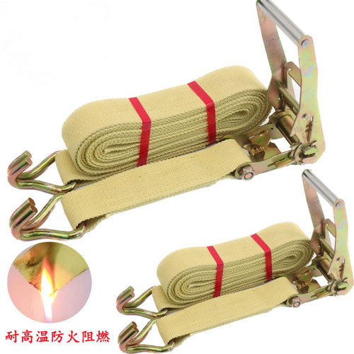 Heat Resistant ratchet cargo lashing strap